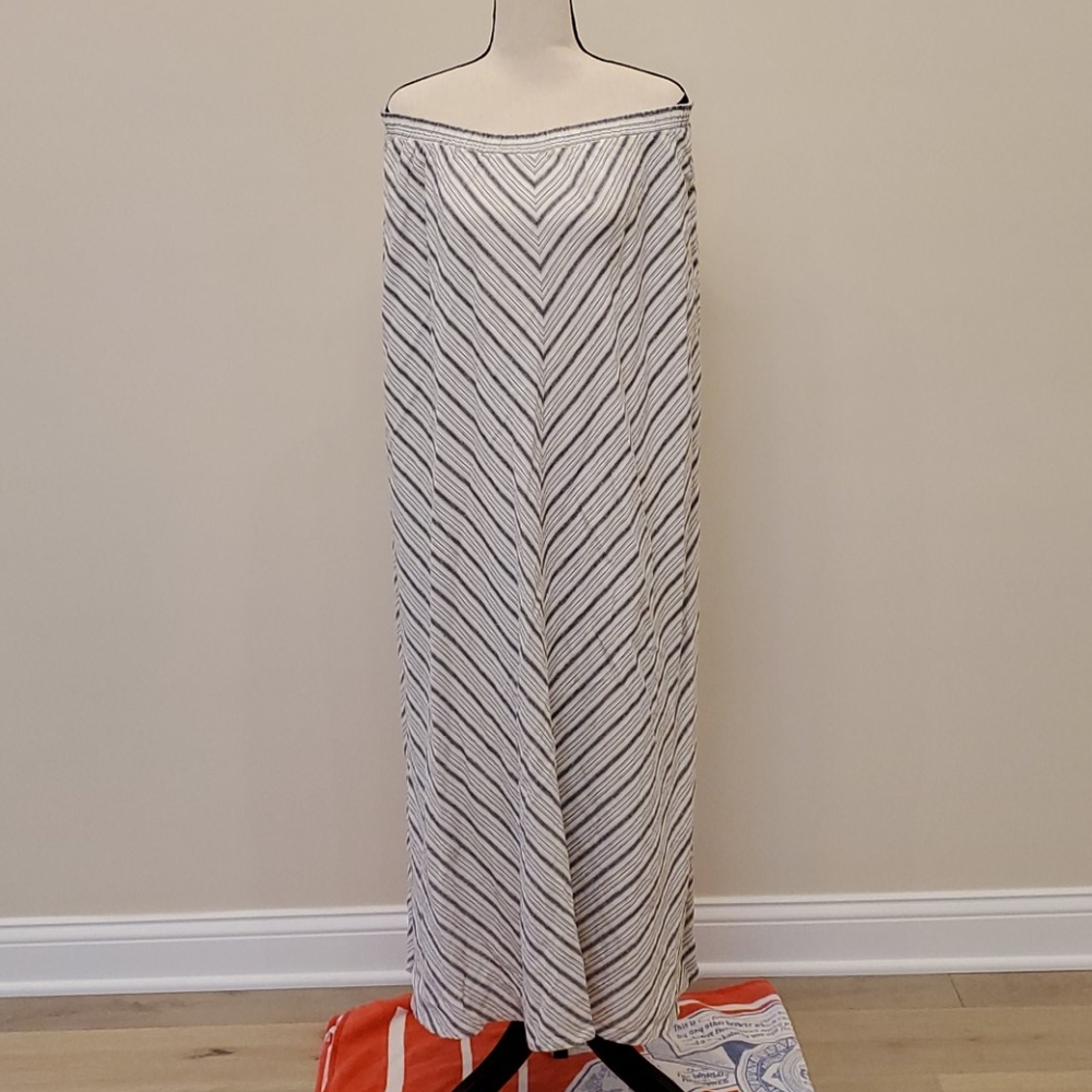 For Cynthia by Cynthia Rowley Linen Maxi Skirt
